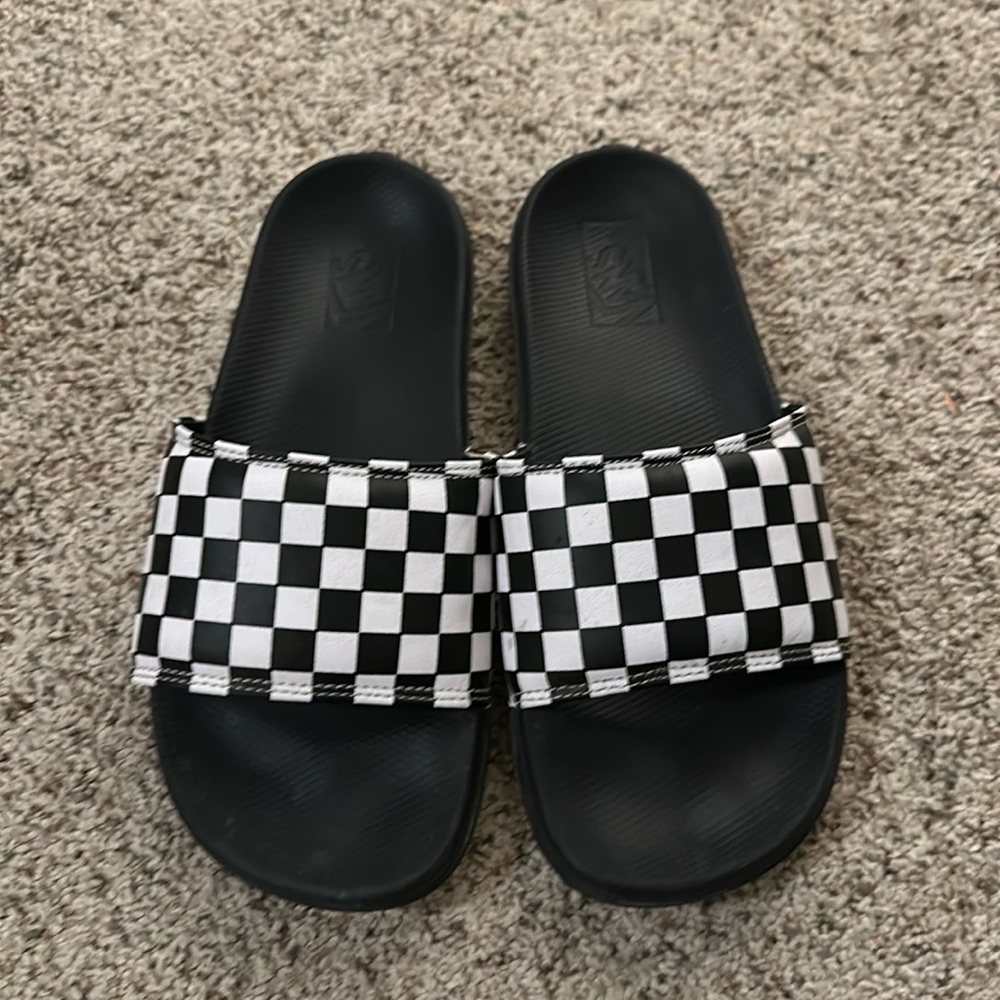 Vans Checkerboard Slides - Size 7